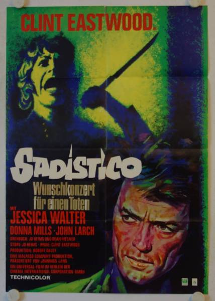 Sadistico - Wunschkonzert für einen Toten originales deutsches Filmplakat